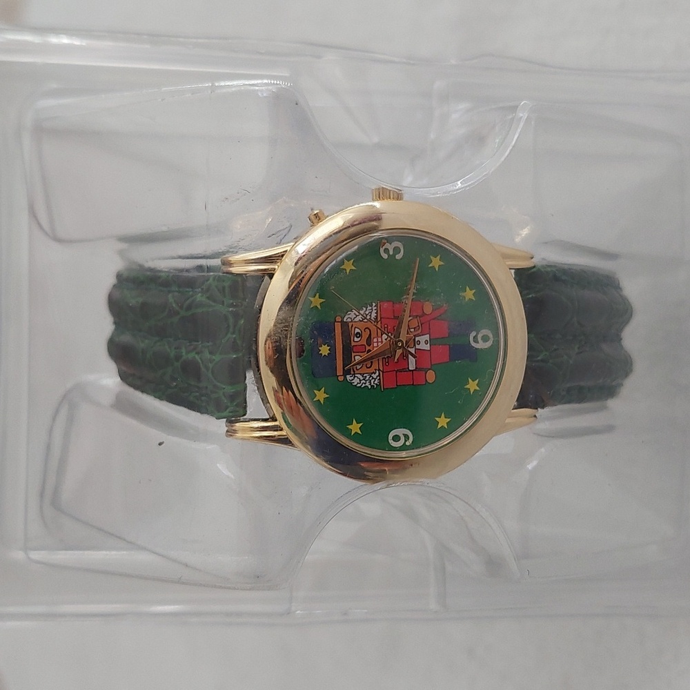 SERGIO VALENTE Nutcraker Christmas musical watch NIB